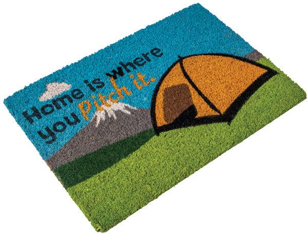 Tent Coir Mat - Home Is Where You Pitch It