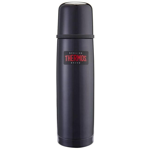 Thermos Light and Compact 0.5L Stainless Steel Flask - Midnight Blue