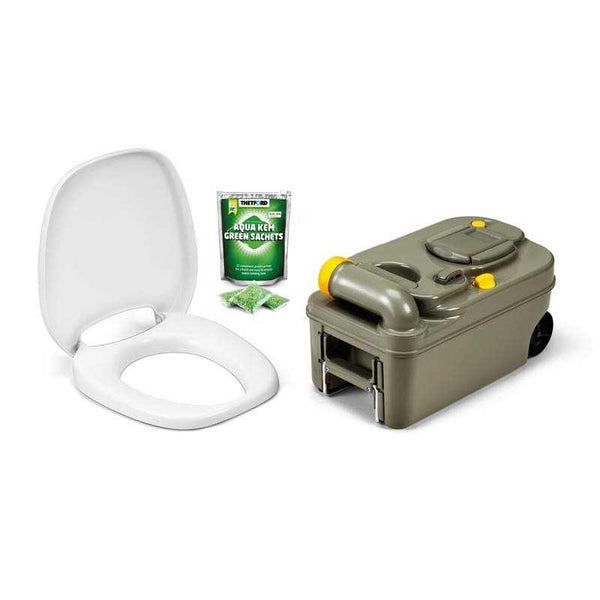 Thetford C200 Cassette Toilet Fresh-up Set - With Wheels