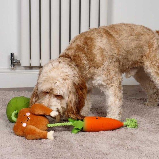Three Kings Tugga Chicken Dinner Dog Toy - Towsure