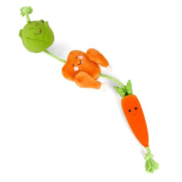 Three Kings Tugga Chicken Dinner Dog Toy - Towsure