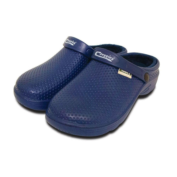 Town & Country Fleecy Cloggies - Navy