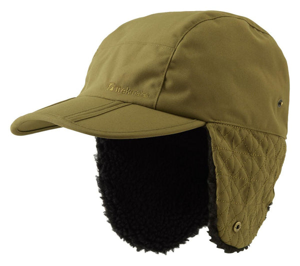 Trekmates Cowley Sherpa Lined Cap - Dark Olive