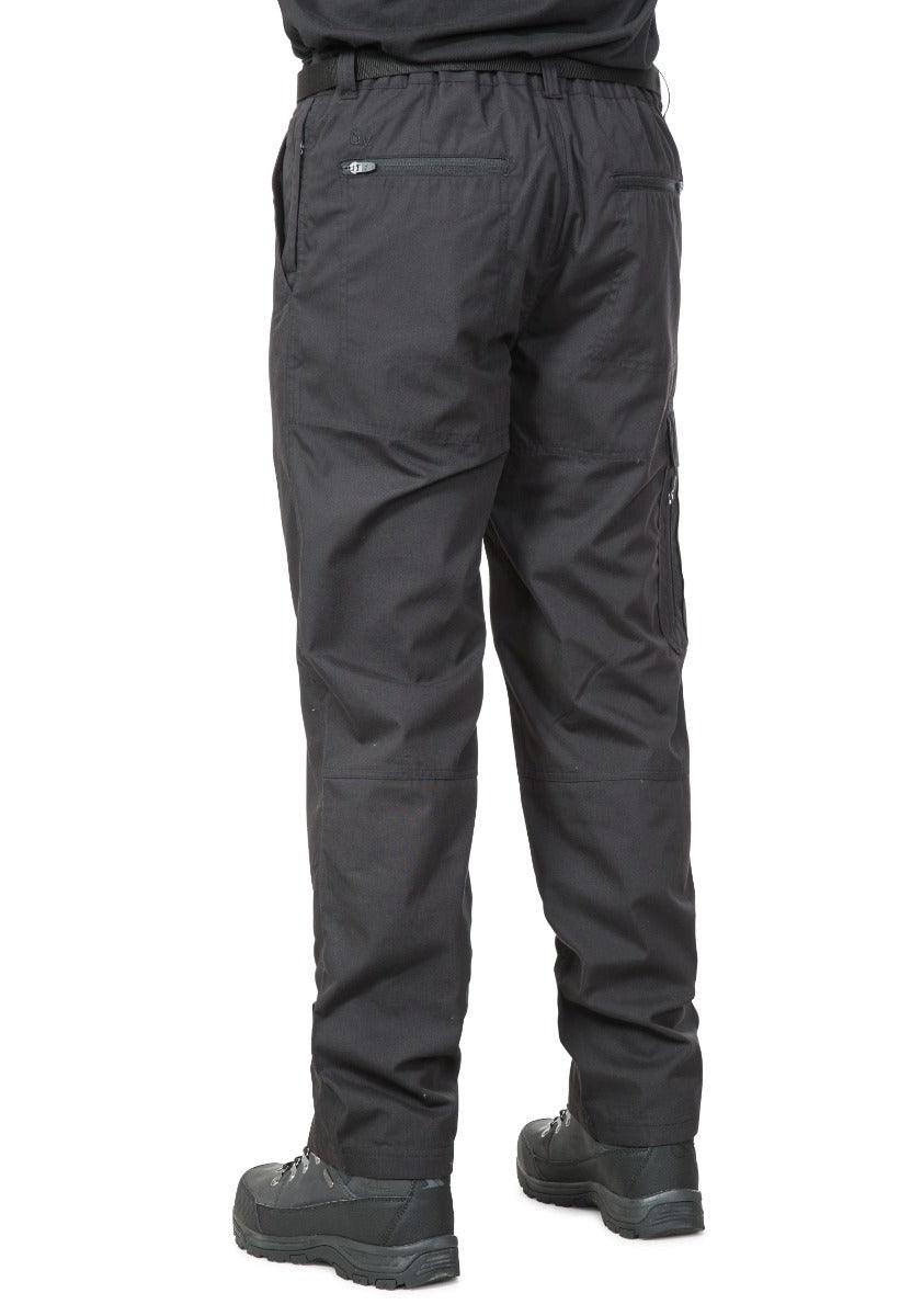 Trespass Clifton Cargo Trousers - Black - Towsure