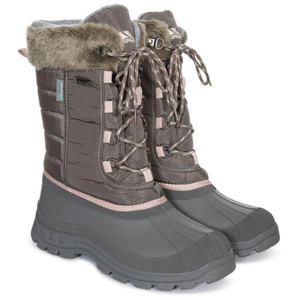 Trespass Stavra II Women's Snow Boots - Storm Grey