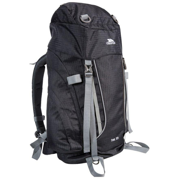 Trespass Trek 33 Litre Rucksack - Ash Black