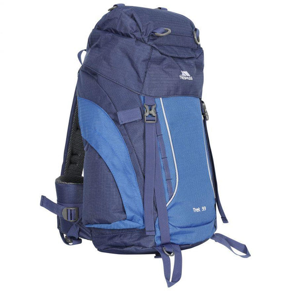 Trespass Trek 33 Litre Rucksack - Electric Blue