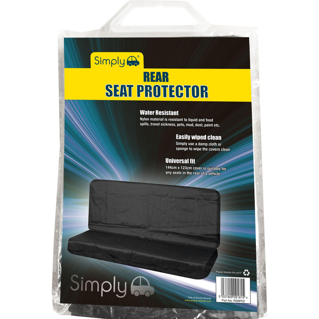 Universal Black Rear Seat Protector - Towsure