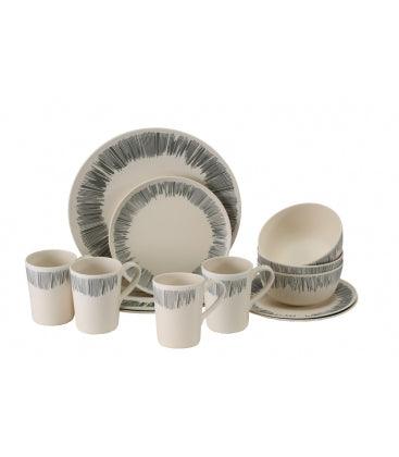 Vango Bamboo 4 Person Dinner Set