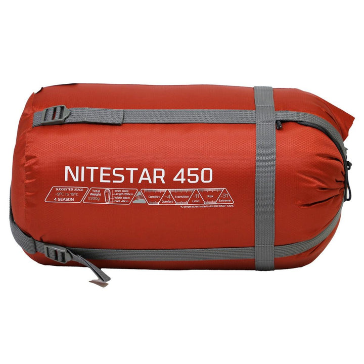 Vango Nitestar Alpha 450 4-Season Mummy Sleeping Bag - Towsure