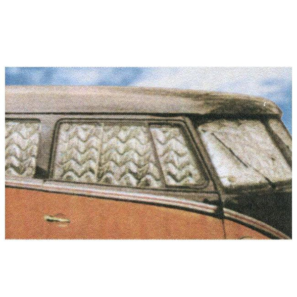 VW T2 Splitscreen Campervan Thermal Window Mat - 10 Piece Set