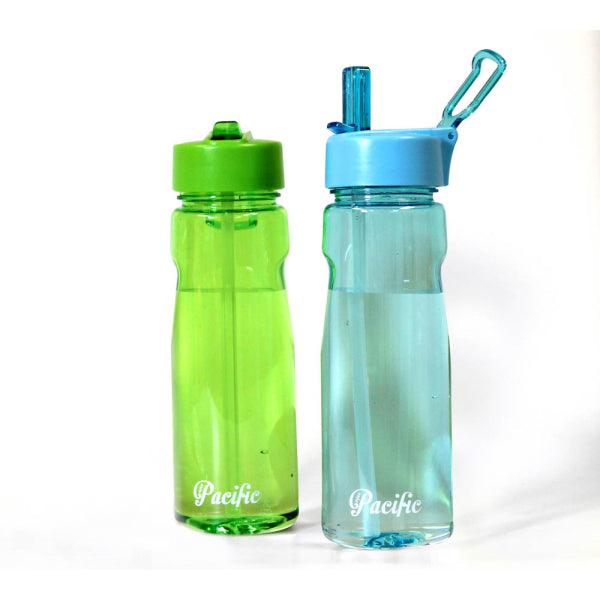 Water Bottle With Straw - 550ml