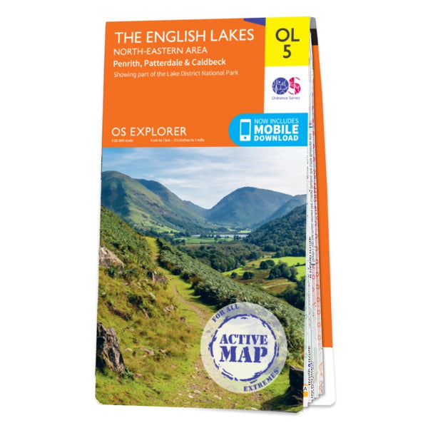 Waterproof OS Map OL5 - Lake District: North-Eastern Area