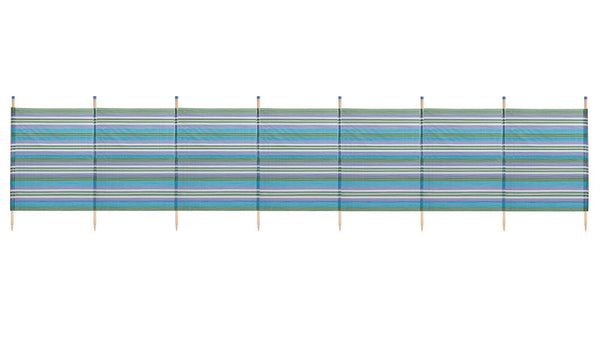 Wilton Bradley 8 Pole Tall Windbreak - Blue Stripe