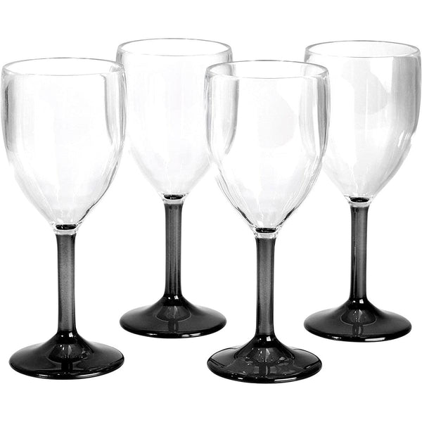 Wine Goblets - Acrylic Grey (PK 4)