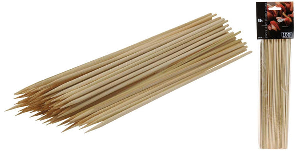 Wooden Kebab Skewers - Pack Of 100 - Towsure