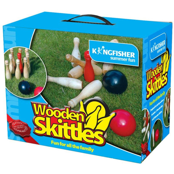 Wooden Skittles Game Set